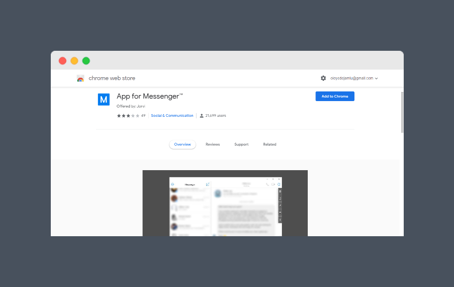 facebook messenger on chrome